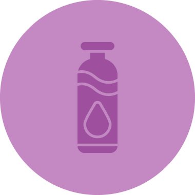 Modern şişe simgesinin vektör illüstrasyonu