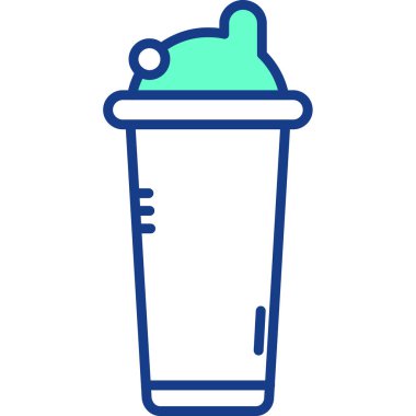 İç bakalım. Web simgesi basit illüstrasyon