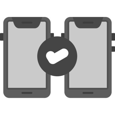 pil ikonu vektör illüstrasyonlu kalp