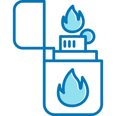 Hafif vektör simgesini ateşle