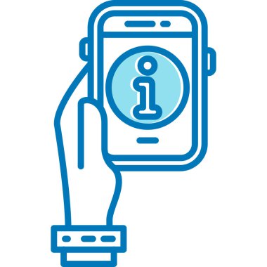 asma kilit vektör illüstrasyon tasarımlı akıllı telefon