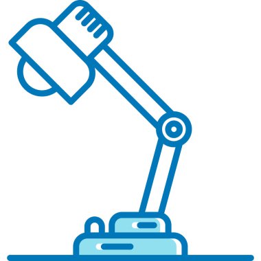 Robotik kol simgesi, vektör illüstrasyon