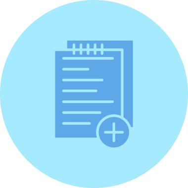 Belge. Web simgesi basit illüstrasyon