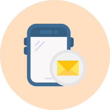 Kolayca değiştirilebilen ya da düzenlenebilen e- posta vektör simgesi