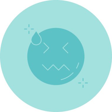 Şirin bir simgenin vektör illüstrasyonu