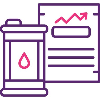 yağ damlası ikon vektör illüstrasyonu