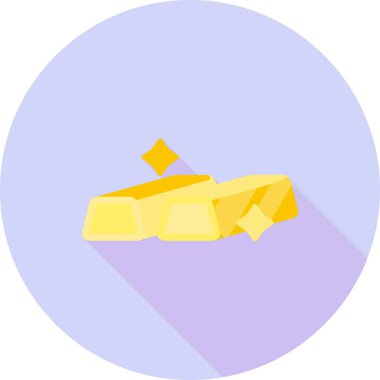 Peynir simgesi, düz stil parçası