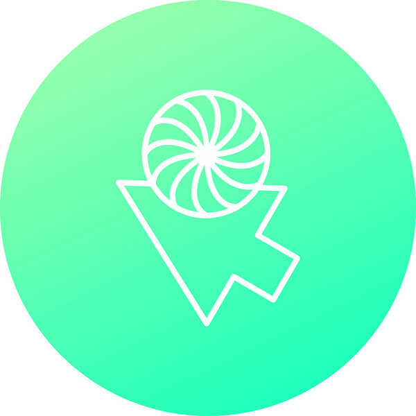 vector illustration of compass icon