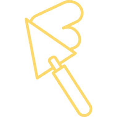 Ok aşağı simgesi. İnce çizgi tasarımı. vektör illüstrasyonu.