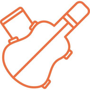 Tek bir boru simgesinin vektör illüstrasyonu