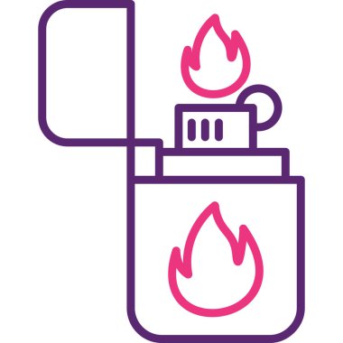 İtfaiye ikonunun vektör çizimi