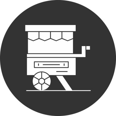 Kömür simgesi vektör illüstrasyonu