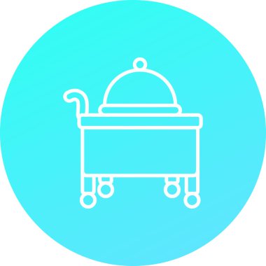 Gıda simgesinin vektör illüstrasyonu