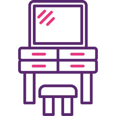 masa masası mobilyası simgesi