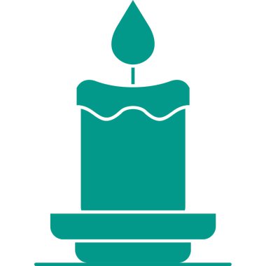 Mum simgesi vektör illüstrasyonu