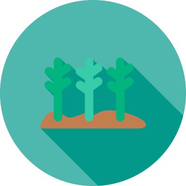 Bahçe simge vektör çizim