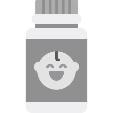 şişe simgesi vektör illüstrasyonu