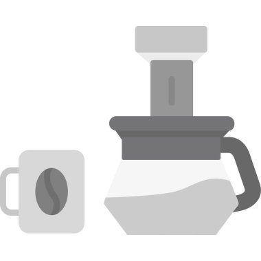 Kahve makinesi simgesini, basit tarzı