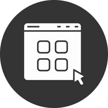 Simgeyi kontrol et, basit vektör tasarımı