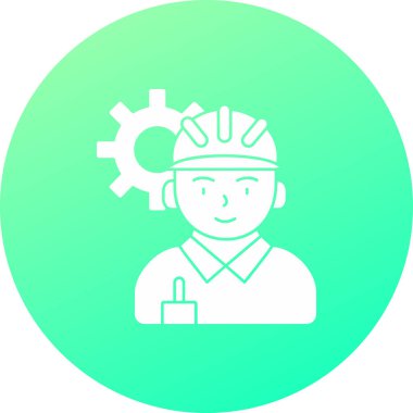 Robot simgesinin vektör illüstrasyonu