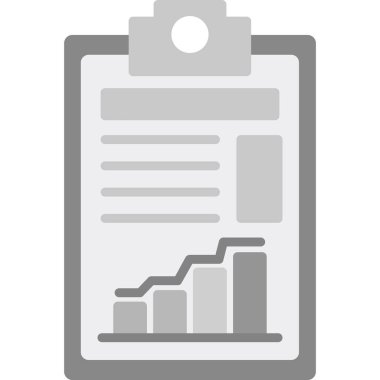 veri analiz grafiği simgesi ana hat biçiminde