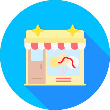 yemek vektörü düz renk simgesi