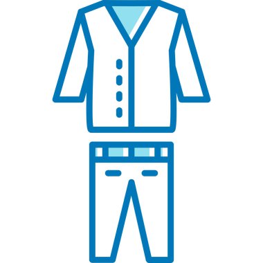 Pantolon. Web simgesi basit illüstrasyon