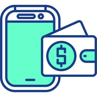 para mobil ödeme simgesi - taslak biçimi