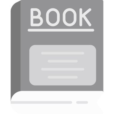 Kitap. Web simgesi basit illüstrasyon