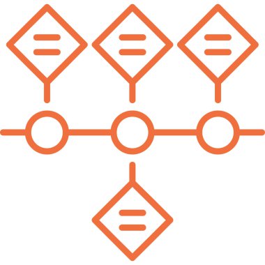 bağlantı ağ vektör simgesi doldurulmuş dış hat biçimi