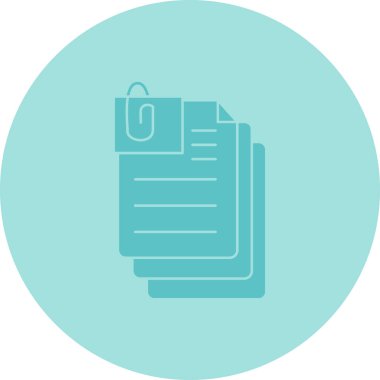 Belge. Web simgesi vektör illüstrasyonu