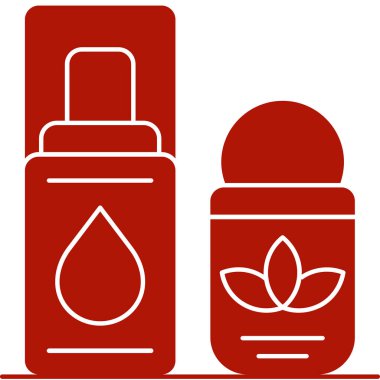 temel yağlar şişe ve yapraklar