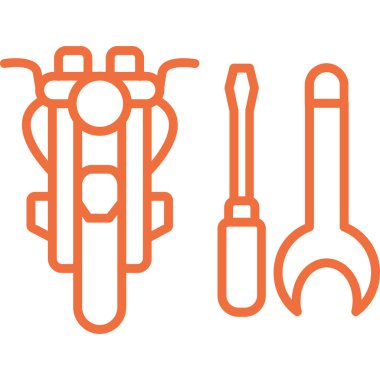 Aletler. Web simgesi basit illüstrasyon