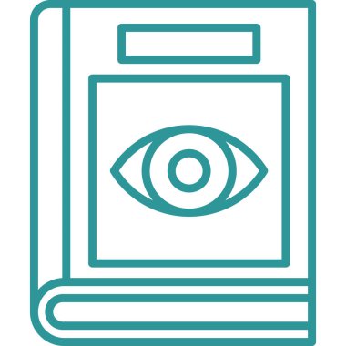 Göz. Web simgesi basit illüstrasyon