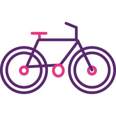 bisiklet ikonu vektör illüstrasyonu