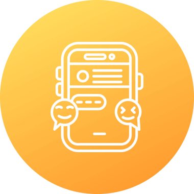 Telefon simgesi vektör illüstrasyonu