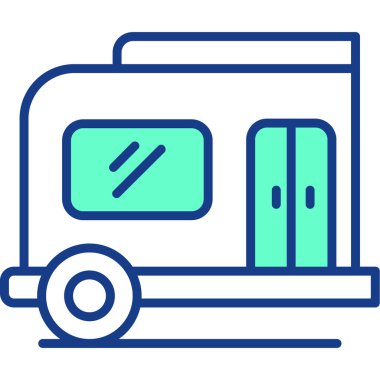 Kamyon. Web simgesi basit illüstrasyon