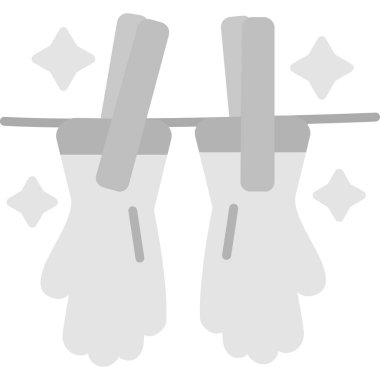 giysi eldiven elbise ikonu