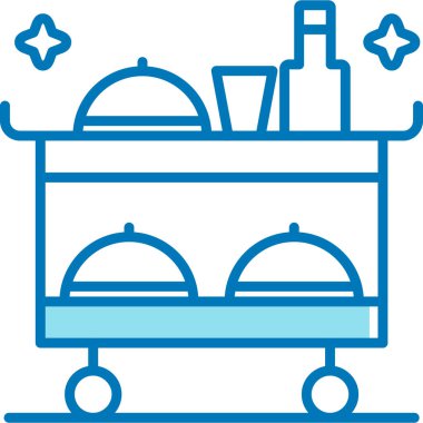 Hamburger fast food simgesi - taslak biçiminde