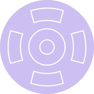 Makara. Web simgesi basit illüstrasyon