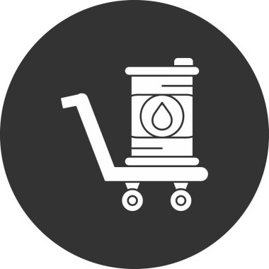 Petrol pompasının vektör illüstrasyonu