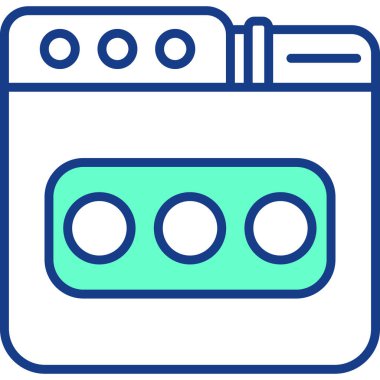 Modern b 'nin vektör illüstrasyonu eksik simgesi