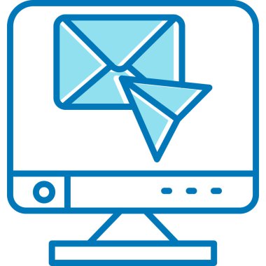 e-posta simgesi ana hat biçiminde