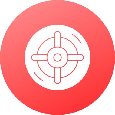 Hedef. Web simgesi basit illüstrasyon