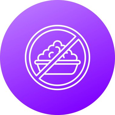 Duman simgesi vektörü yok. İnce çizgi tarzı. izole edilmiş sınır sembolü çizimi