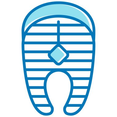 Çizgi film simgesinin vektör çizimi