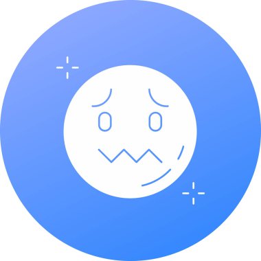 Emoji. Web simgesi vektör illüstrasyonu