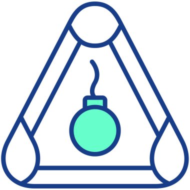 Çizgi film simgesinin vektör çizimi