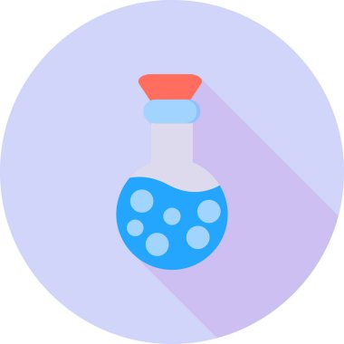 Laboratuvar. Web simgesi basit illüstrasyon