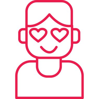 man simgesi vektör illüstrasyonu